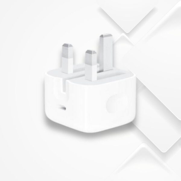 Apple 20W USB-C Power Adapter – Fast & Efficient Charging for iPad, Compact & Portable