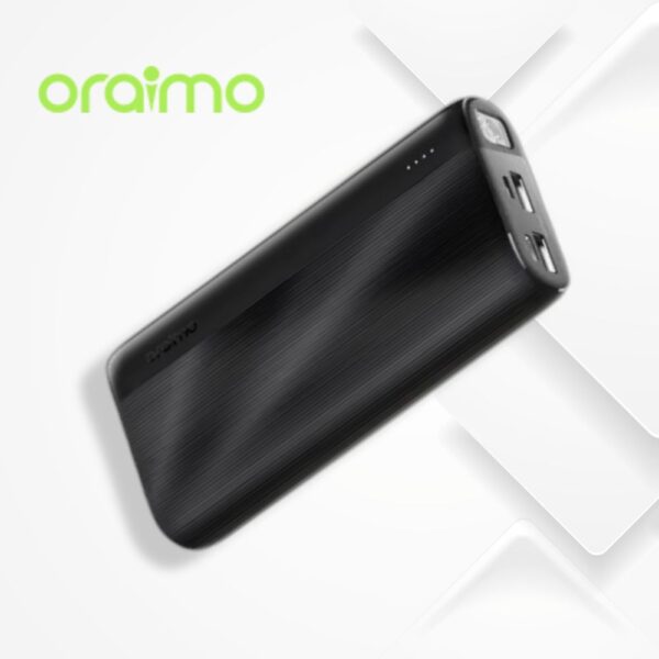 Oraimo Traveler 4 20000mAh Power Bank 10.5W Dual USB Output Fast Charging OPB-P204D
